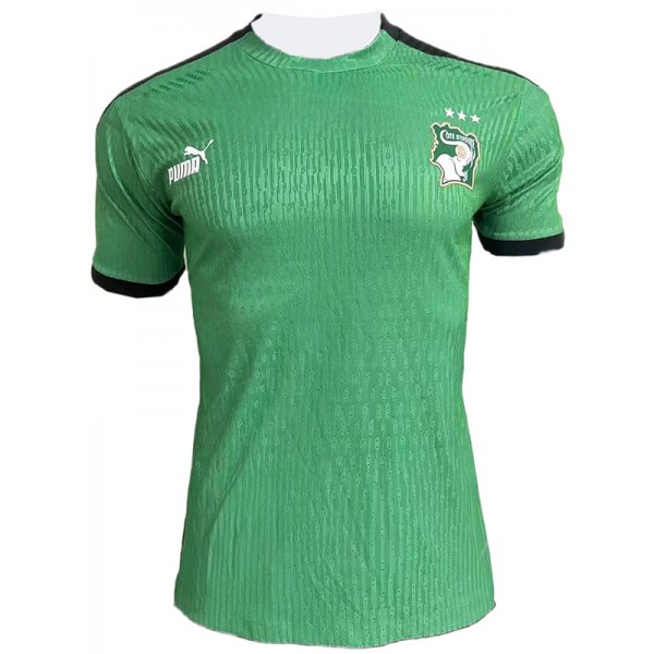 Ivory Coast special edition jersey player's soccer uniform men's sportswear football kit green top shirt 2023-2024